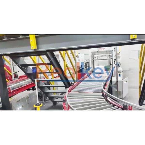 Customized Length Box Roller Conveyor Logistics Conveyor Systems Low Maintenance