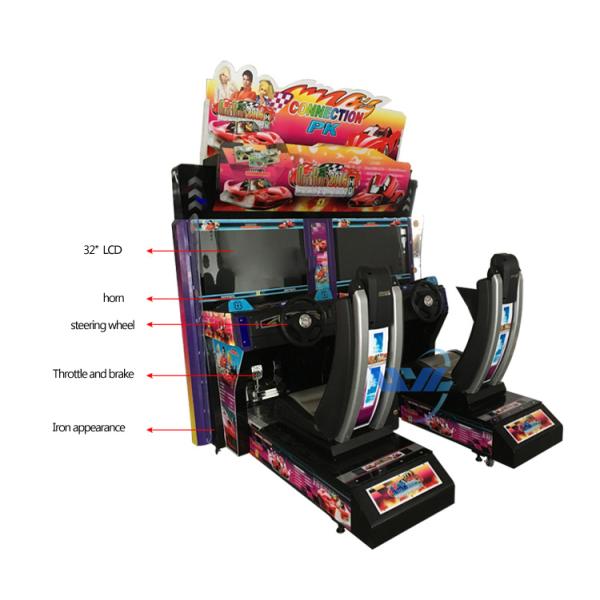 Car Racing Game Machines , Outrun Arcade Machine With Iron Appearance