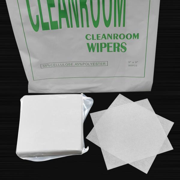 Non Woven Poly Cellulose Cleanroom Paper Lint Free 9" X 9"