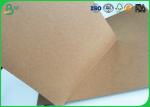 Brown Kraft Liner Paper Board 80gsm - 350gsm Stretching Resistance For Cement