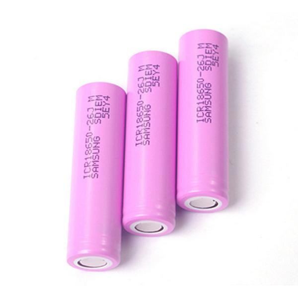 Ultra High Power Brand ICR18650-26JM Li-ion Battery Cells 3.6V 2600mAh for Art-Tech、Eletric Torch、Electric Razor