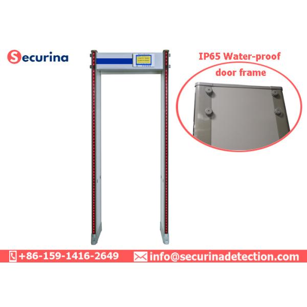 Exhibition Railway Station Door Frame Metal Detector 33 Zones Checkpoint 50/60Hz
