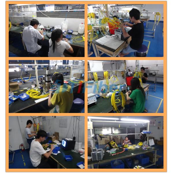 Square LC to Bare Fiber Optic Adapter with Ceramic Sleeve , Metal Housing