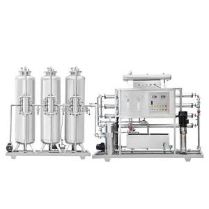China 2000LPH Industrial Water Filtering Machine Alkaline Stainless Steel Water Tank on sale