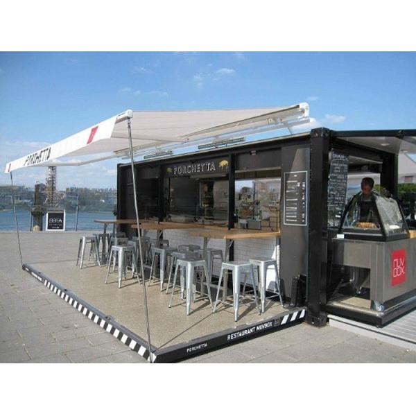 20ft Mobile Shipping Container Commercial Kitchen with Modern Design Style and Corten-A Customization