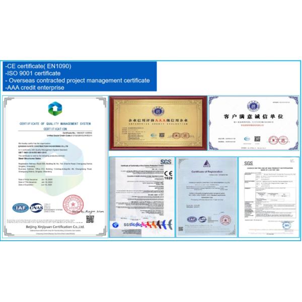 Large Span Prefabricated Steel Structure Workshop For Industry / Factory