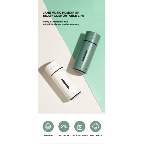 Homefish OEM USB Luftbefeuchter Tragbare Mini Humidifier Personal Desktop Luftbefeuchter Leise Luftbefeuchter mit 2 Modi