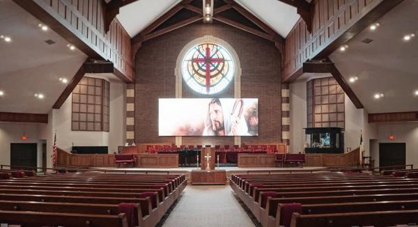 Buy 10x12ft Church LED Screen Panels Movable LED Screen for Churches Customize Color at wholesale prices