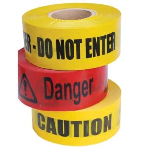 Custom Printing Logo Warning Tape PE Non-adhesive Barricade Tape