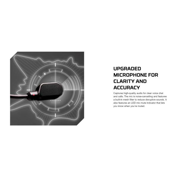 Cloud 3 Black+Red Wired Gaming Headset Hyper-X Cloud III BLK/RED