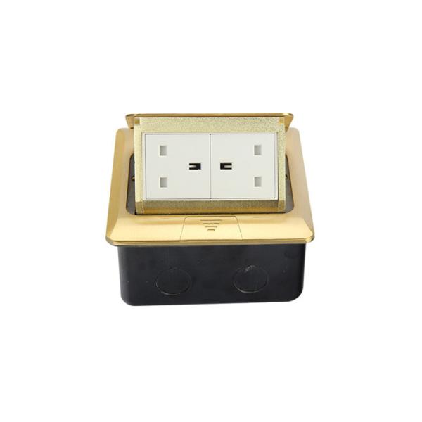 Soft Style Brass Alloy Pop Up Type Floor Receptacle Outlet With GFCI TR 125V 20A