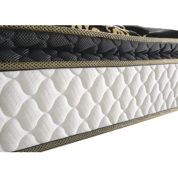 Anti - Dust Pillow Top Bonnell Spring And Memory Foam Mattress , ISPA