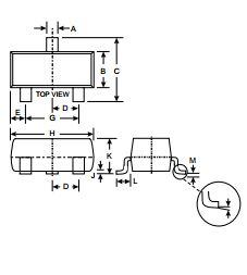 Surface Mount Schottky Barrier Diode Ic Diodes Electronics Components BAT54C