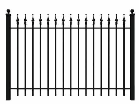 Buy Fashionable Ornamental Iron Fence Parts Wrought Iron Components Powder Coated at wholesale prices