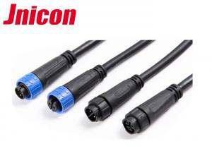 China Jnicon 2 Pin 3 Pin Waterproof Cable Connector , IP67 Outdoor Electrical Cable Connectors on sale