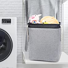 Storage Cube, Stackable Laundry Baskets Corner Basket, Large Storage Baskets Organizer For Clothes Toys
