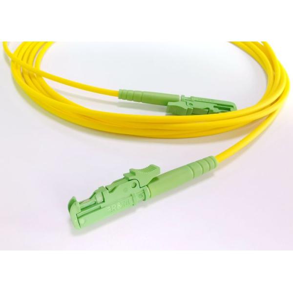 E2000 Single Core Single Mode Fiber Cable , Sc Lc Patch Cable