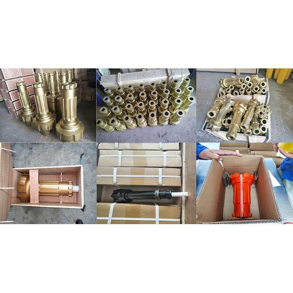 Dth Drilling Rock Drill Spare Parts Button Hammer Drill Bits Abrasion Resistance
