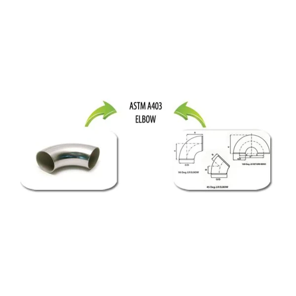 ASTM A403 WPS31254 Stainless Steel ELBOW