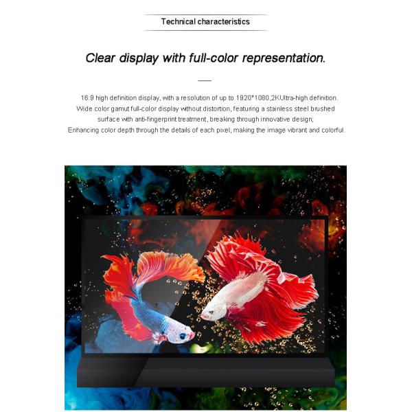 Retail Store Transparent OLED Display Interactive Small Transparent OLED Display
