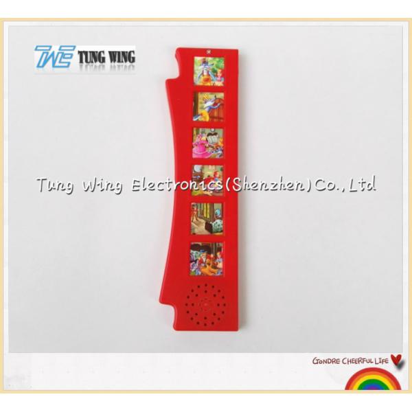 Red 6 Button Sound Module For Kids Sound Books As Indoor Educational Toys