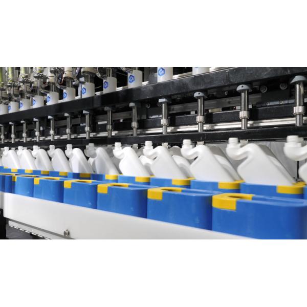 PLC Control Corrosive Liquid Filling Production Line AC380V