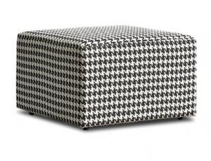 China Ottoman Foot Rest Stool Multifunctional Houndstooth Footstool 80cm on sale