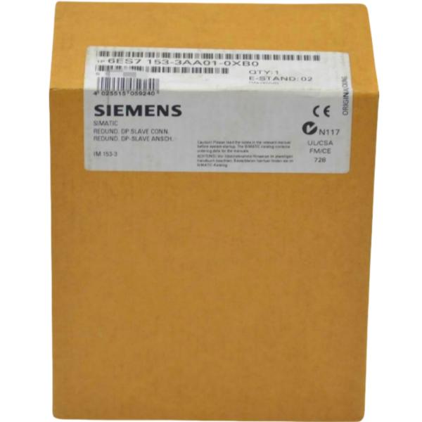 SIEMENS 6ES7153-3AA01-0XB0 SIMATIC S7-300, ET 200M INTERFACE MODULE FOR PROFIBUS DP REDUNDANT MAX. 8 S7-300 SIGNAL MODULES