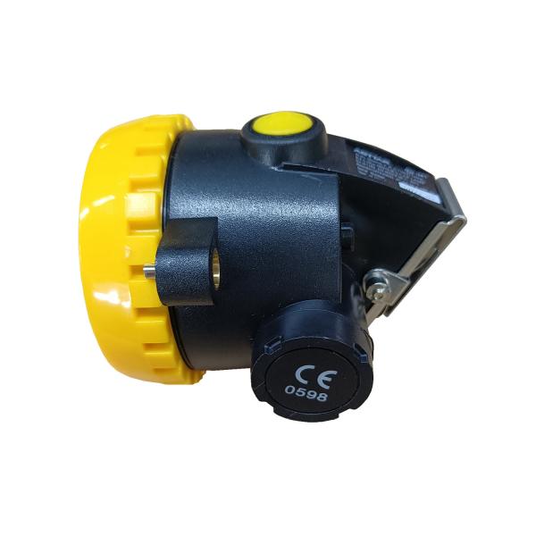 Atex certified cordless LED coal miners cap lamp, mining headlamp 3500lux, 200g, IP65