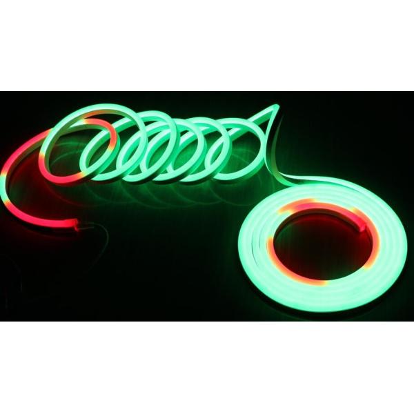 RGB digital dmx neon strip light dmx pixel neon rope 11*19mm flat 24v chasing strips
