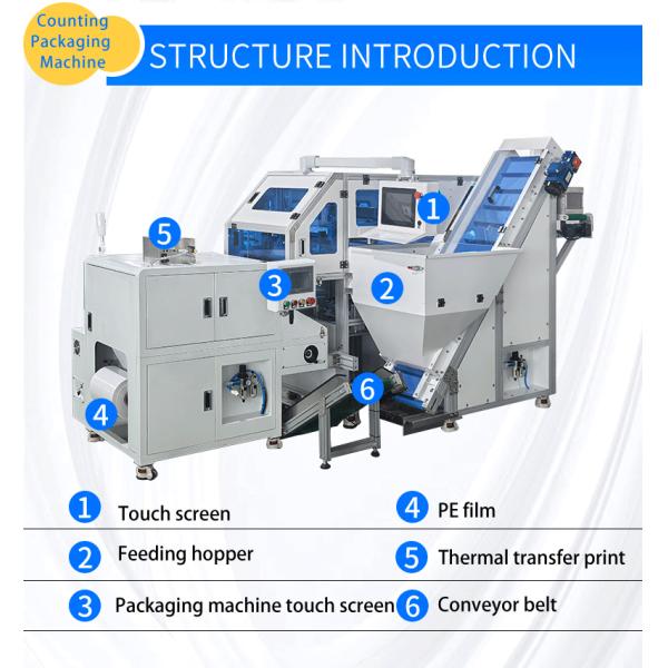 Automatic Bag Counting Packing Machine for Large Quantity Part Packing Easy Operation