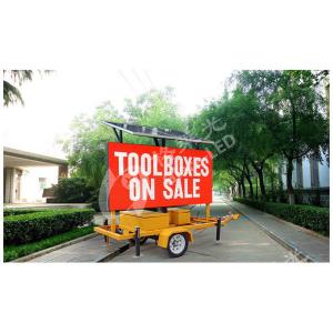 1pcs Outdoor Highway Traffic LED Message Board Screen with Trailer 256*128 32768
