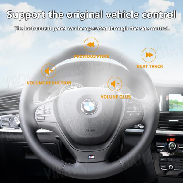 Viknav For BMW X3 X4 X5 X6 (2010-2019) 12.3 inch Car Digital Dashboard Panel Virtual Instrument Cluster LCD Speedometer