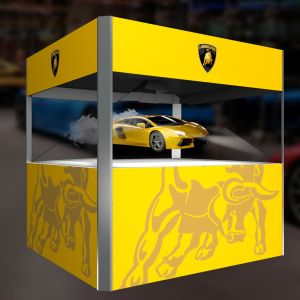 Big 3D Projector 360° Holographic Display Showcase Hologram Box China Factory