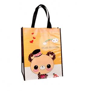 China Durable Non Woven Shopping Bag Laminated Various Color Trade Show Packaging on sale