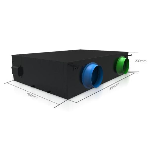 200m2 Ceiling Mounted ERV