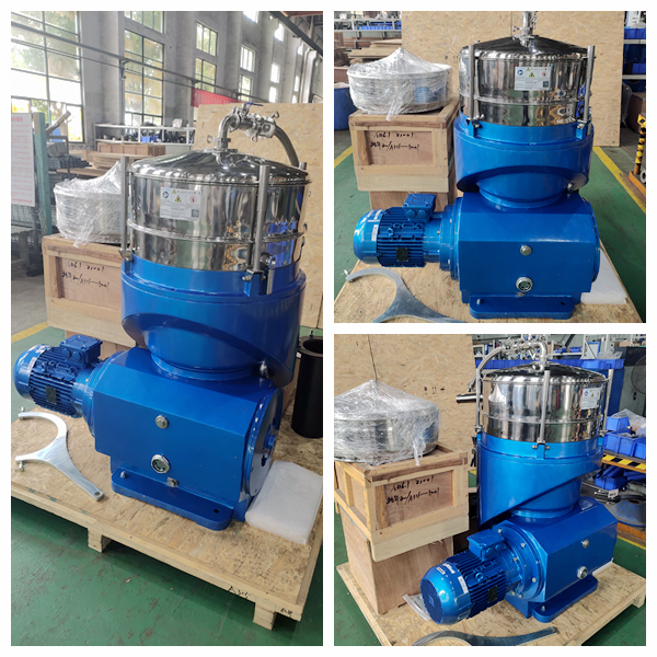 CE 1500LPH Disc Type Olive Oil Separator , Disk Bowl Centrifuge