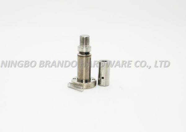 Buy High Accuracy Processed Guide Tube/ Male Thread Welded Solenoid Stem With Flange Seat at wholesale prices