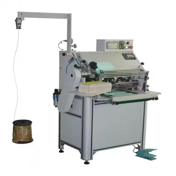 1300 Books/Hour Semi Automatic Single Loop Wire Coil Book Binding Machine Spiral Wire Binding Machine Equipment