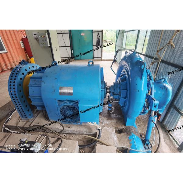 Custom Color Water Turbine 200kw-20mw Power Output Air / Water Cooling