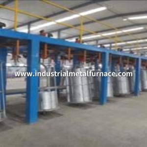 Quality 8000Ton Per Year  Hot Dip Galvanizing Process Plant Line Zinc Kettle For Low Carbon Wire for sale