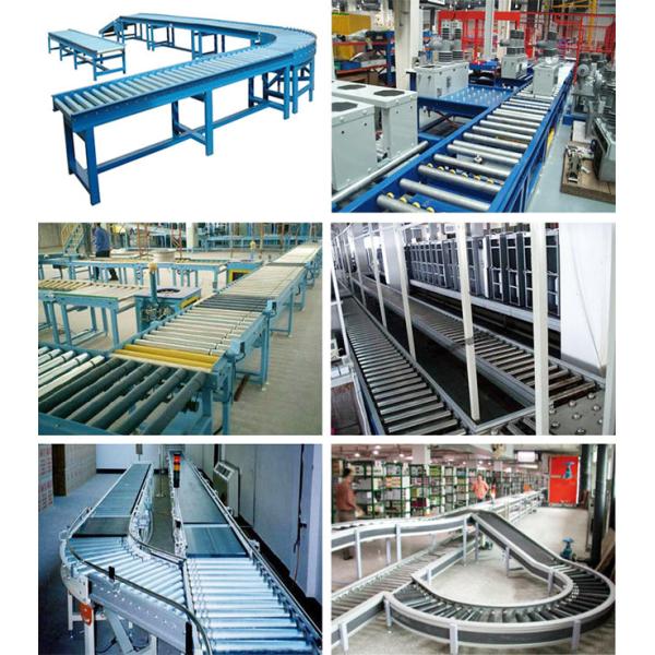 800 mm/Customized Frame Height Energy-Saving Roller Conveyor Line for Green Factories Belt Type Roller
