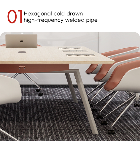 Modern Style Office Meeting Table with High Durability and Support customization Simple Design
