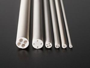 Quality Al2O3 Multi Bore Alumina Tubes Wear Resistant White Color for sale