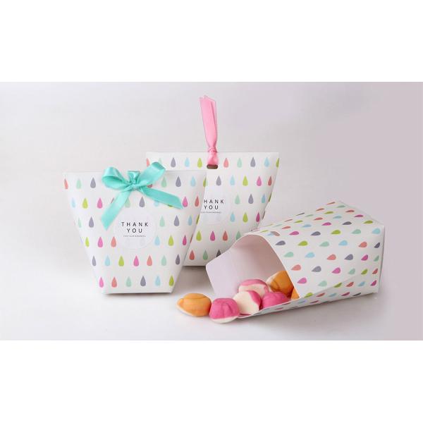 Embossing Printing Handling Custom Gram Folding Wedding Sweet Candy Packaging Carton