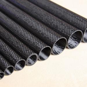 China Hollow OD 16mm Carbon Fiber Tube 3K Woven For Model Building on sale