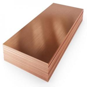 China 10mm To 2500mm Red Copper Plate Polished Brass Sheet Square For Electrical on sale