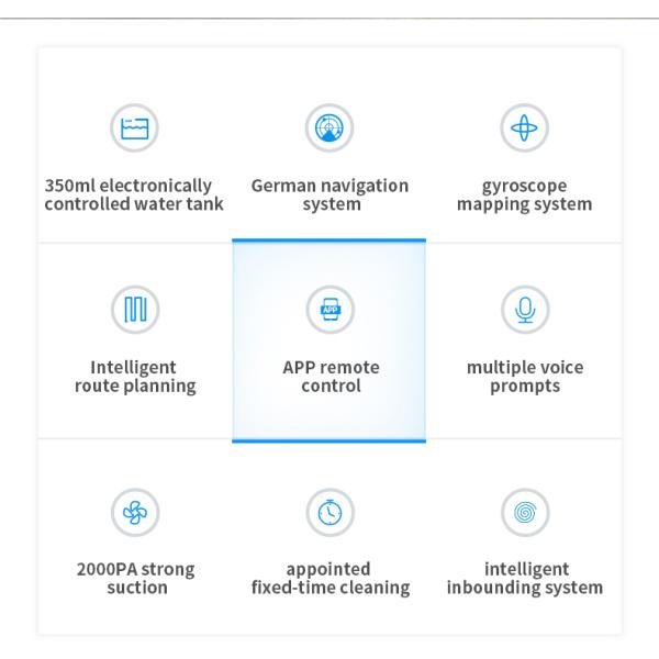 Remote Control House Vacuum Robot , 78mm Slim Design Robot Room Cleaner