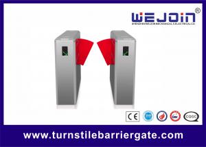 China Half Height Safety Access Control Turnstile Gate Flap Barrier Gate on sale