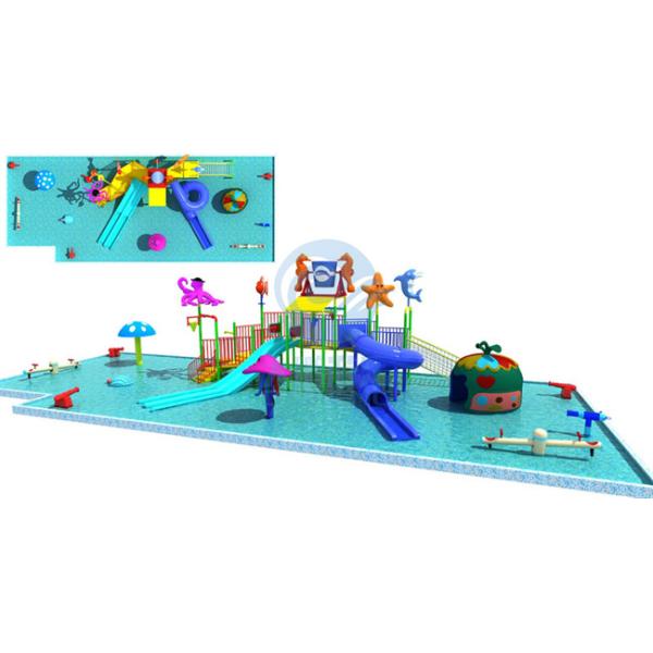 Children Aqua Park Hill Slide Ground Playground Water Slide Combo Customized